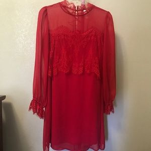 Red Lace Dress